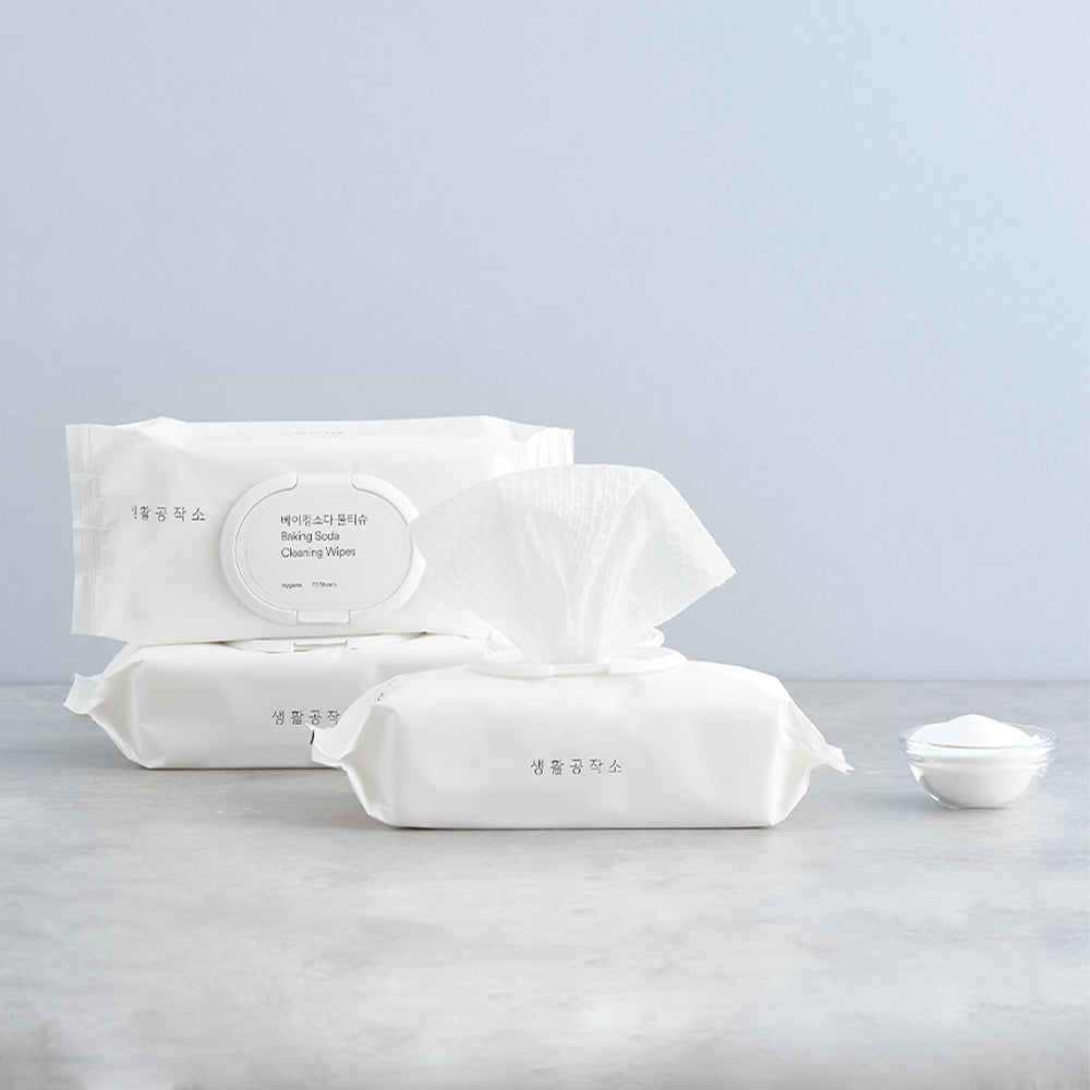 Baking Soda Cleaning Wipes / 70 sheets