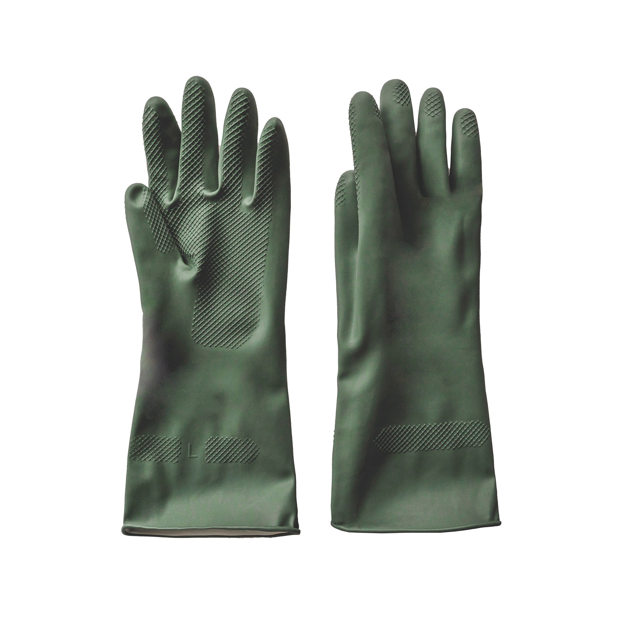 Dishwashing Rubber Gloves - Deep Green