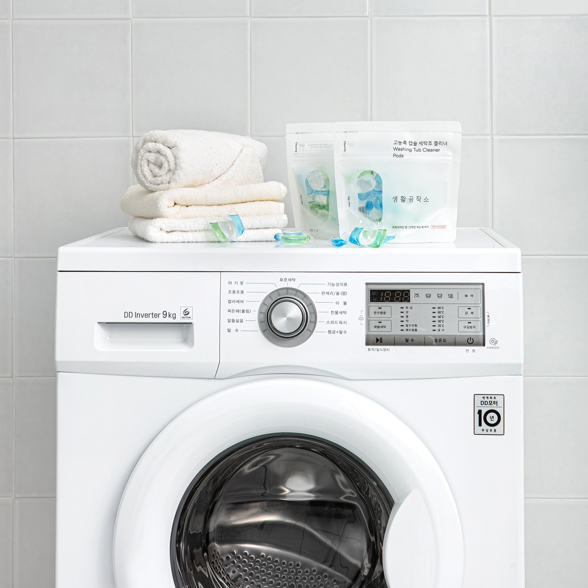 Laundry Tub Cleaner of highly Concentrated Sapsule / 8ea