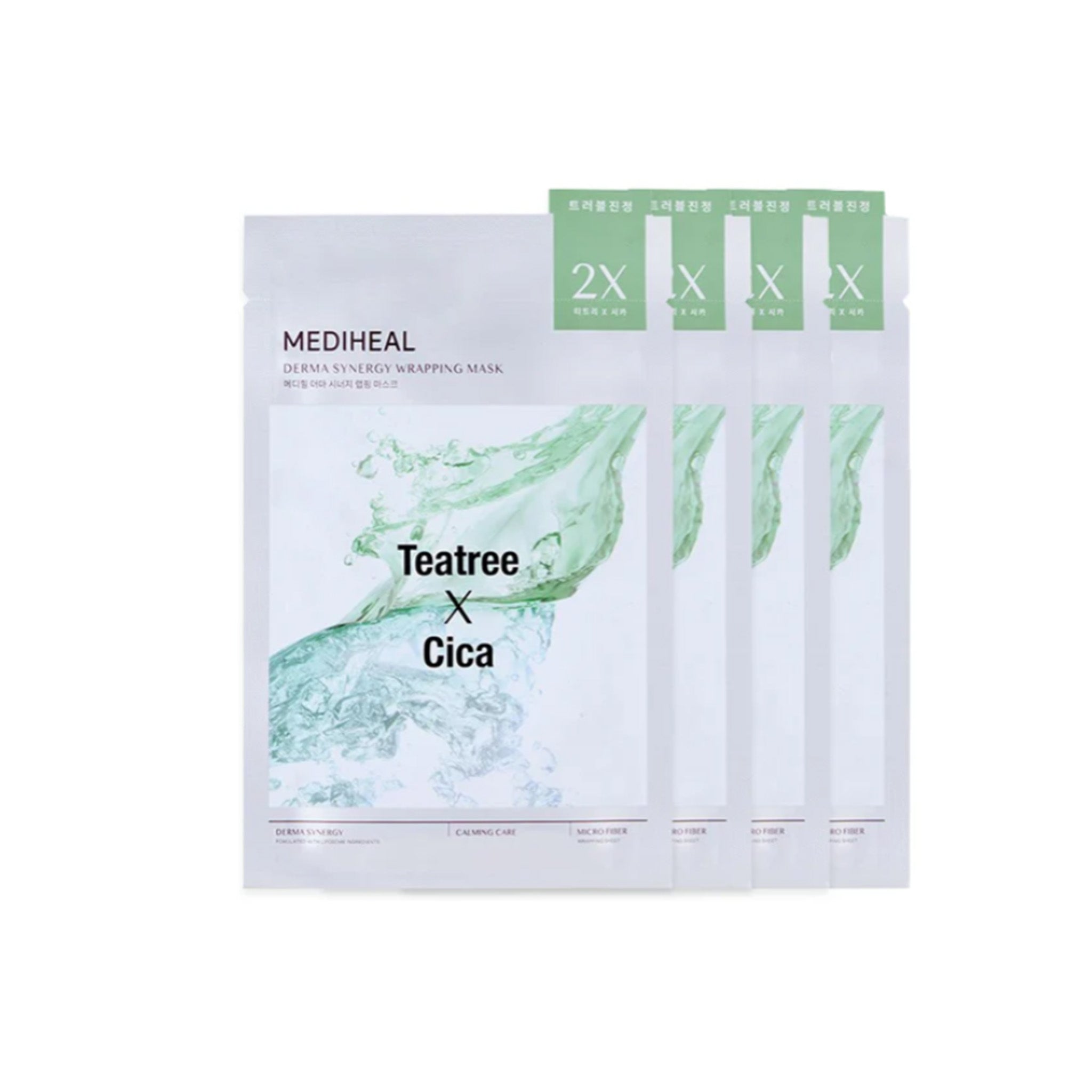 美迪惠爾 茶樹 X 積雪草雙效舒緩修護面膜 (4入)