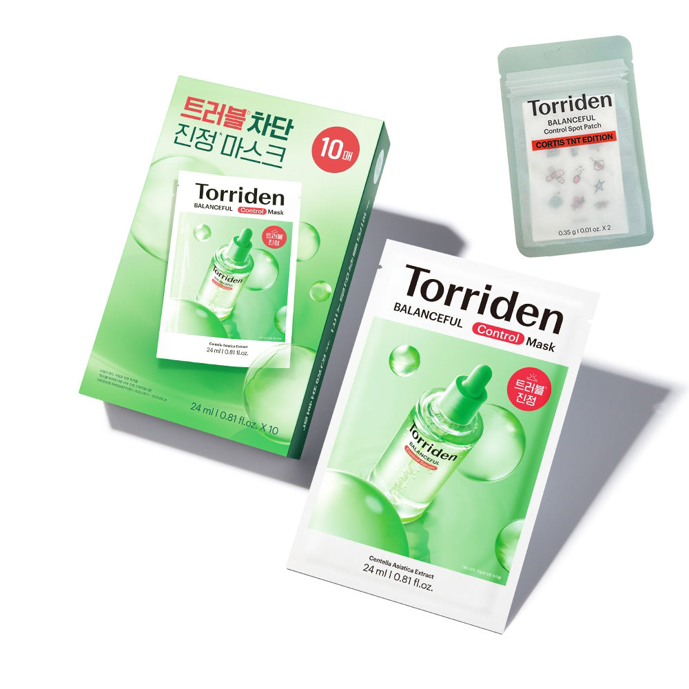 桃瑞丹 5D積雪草高效舒緩修護面膜 (10入)  & CORTIS TNT EDITION 5D積雪草高效舒緩痘痘貼