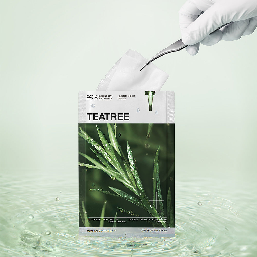 美迪惠爾 茶樹煥顏特強舒緩精華水庫面膜 (10入)
