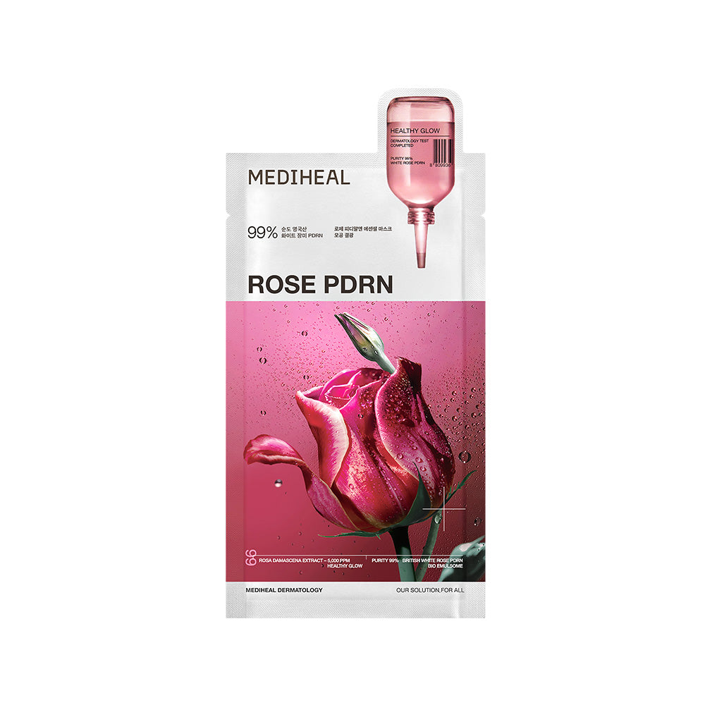 美迪惠爾 玫瑰PDRN特強修復精華水庫面膜 (10入)