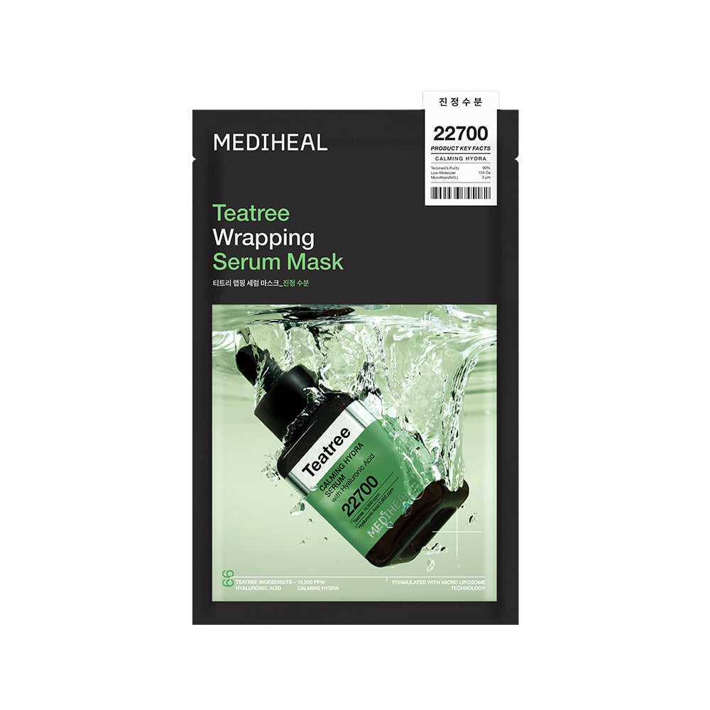 美迪惠爾 茶樹玻尿酸舒緩精華導入面膜 (10入)